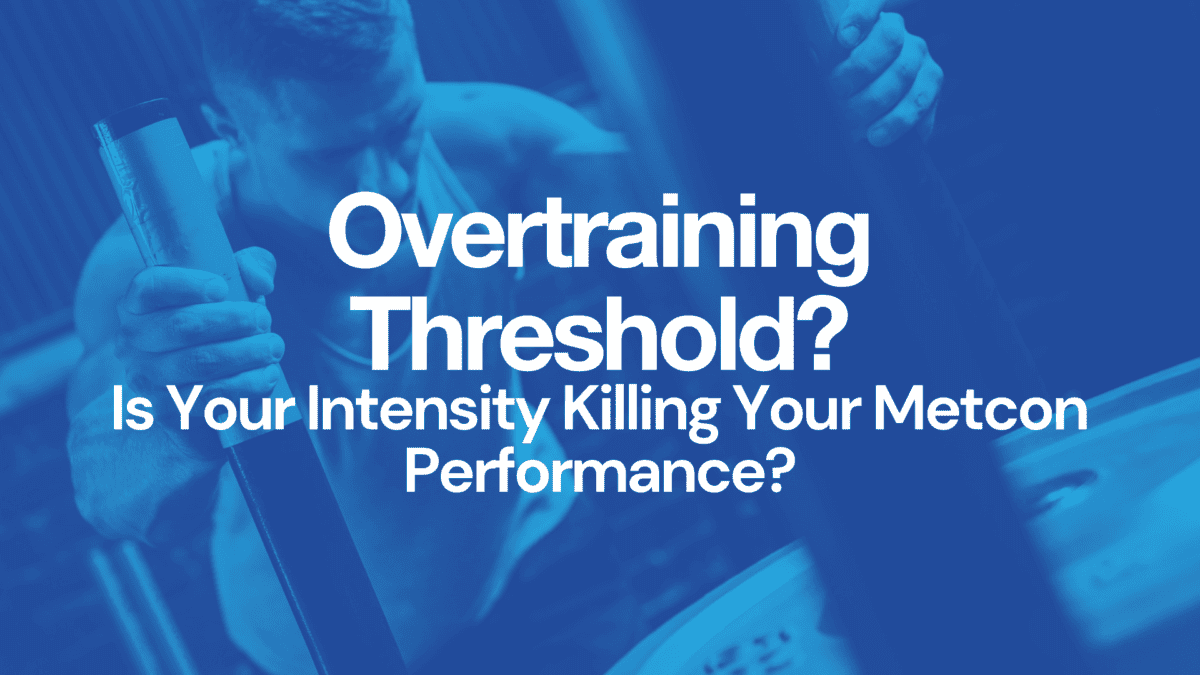 overtraining threshold